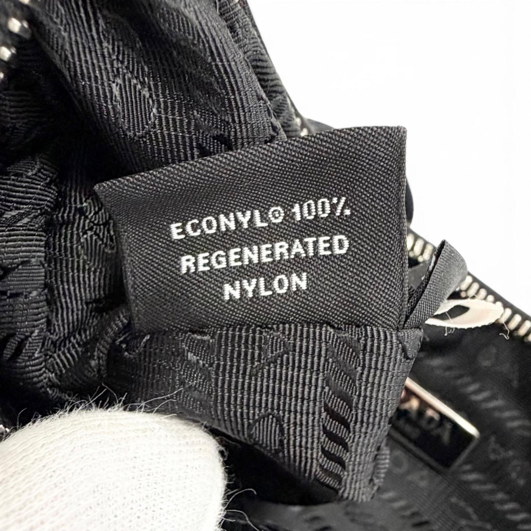 Excellent PRADA Re-Edition 2005 Re-Nylon Triangle Logo 2-Way Shoulder Bag 1BH204