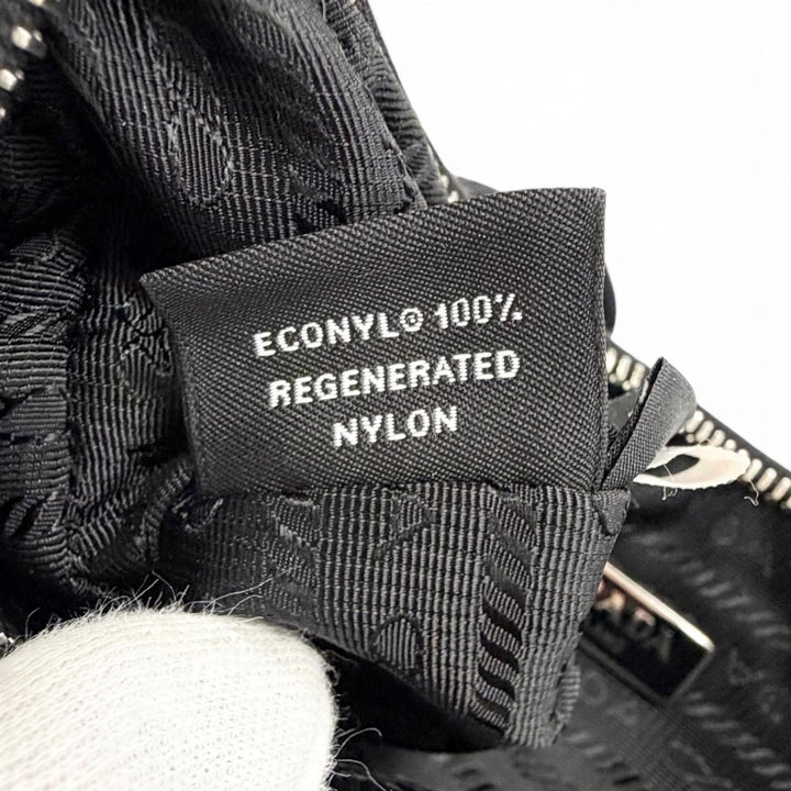 Excellent PRADA Re-Edition 2005 Re-Nylon Triangle Logo 2-Way Shoulder Bag 1BH204