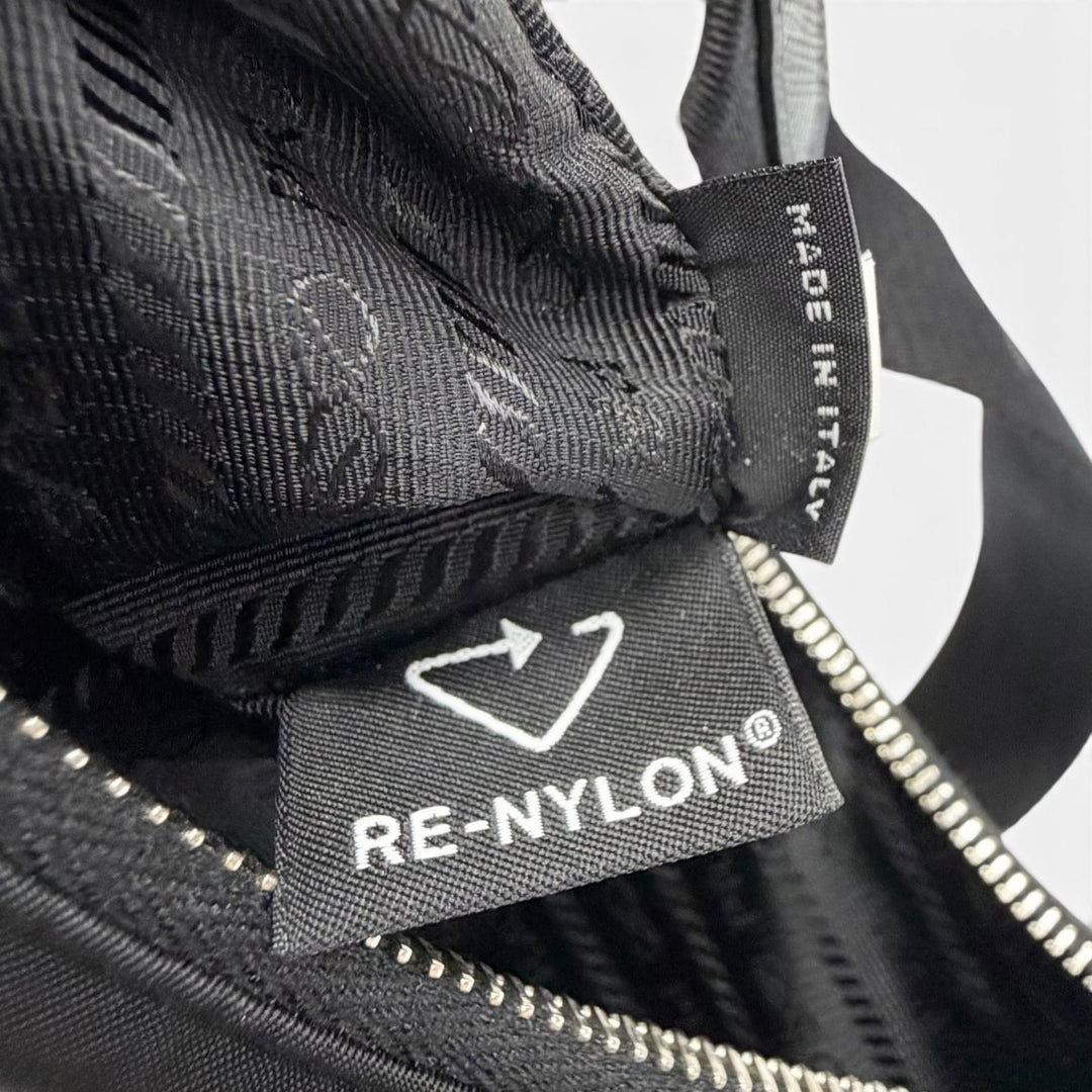 Excellent PRADA Re-Edition 2005 Re-Nylon Triangle Logo 2-Way Shoulder Bag 1BH204