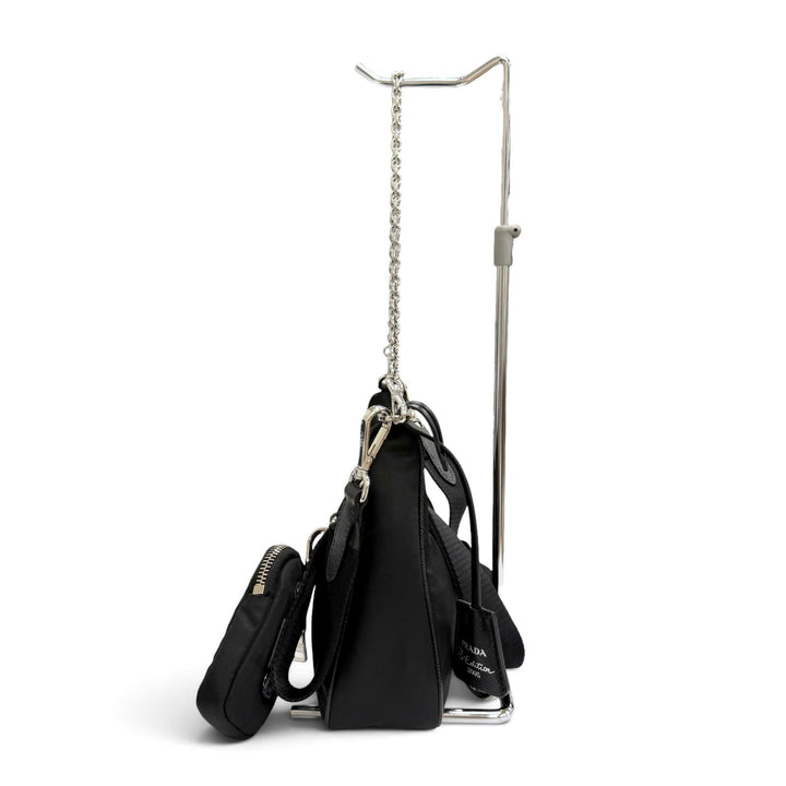 Excellent PRADA Re-Edition 2005 Re-Nylon Triangle Logo 2-Way Shoulder Bag 1BH204