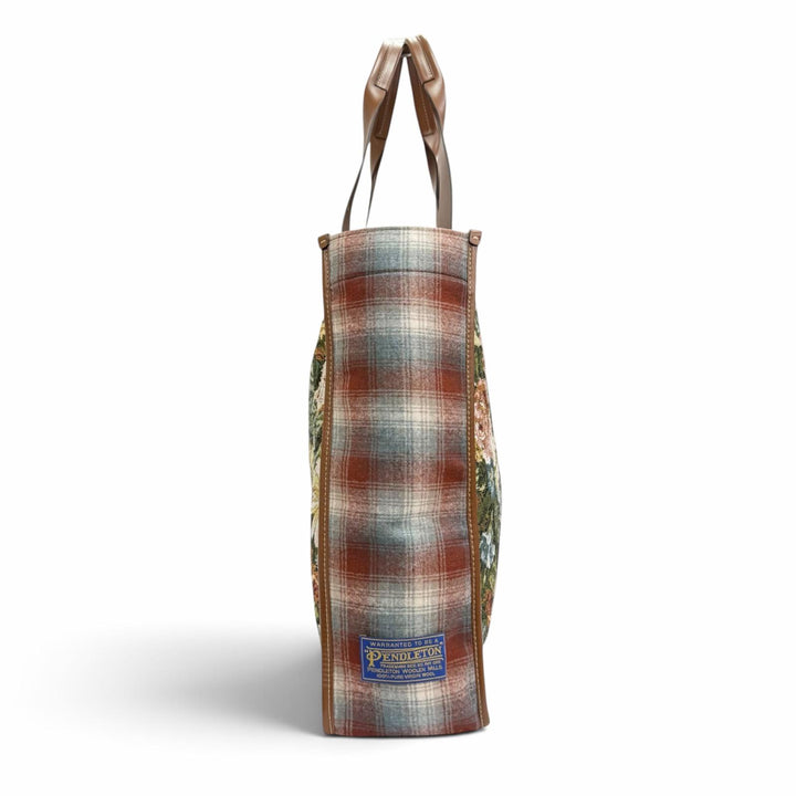Excellent Maison Margiela Cabas Large Pendleton Gobelin Shopping Bag SB2WC0003
