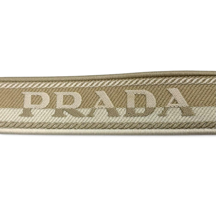 Pristine PRADA Handbag Jardinière Linen Blend Mini Handbag Women 1BG464