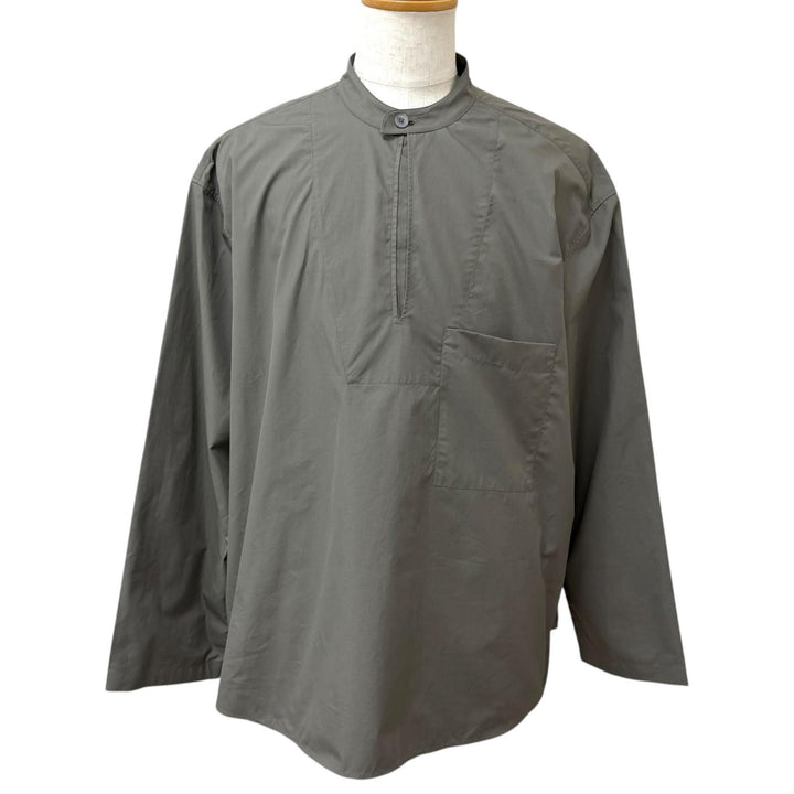 Excellent HERMES Long sleeve shirt Pullover Valu Shirt, Boxy Fit charcoal
