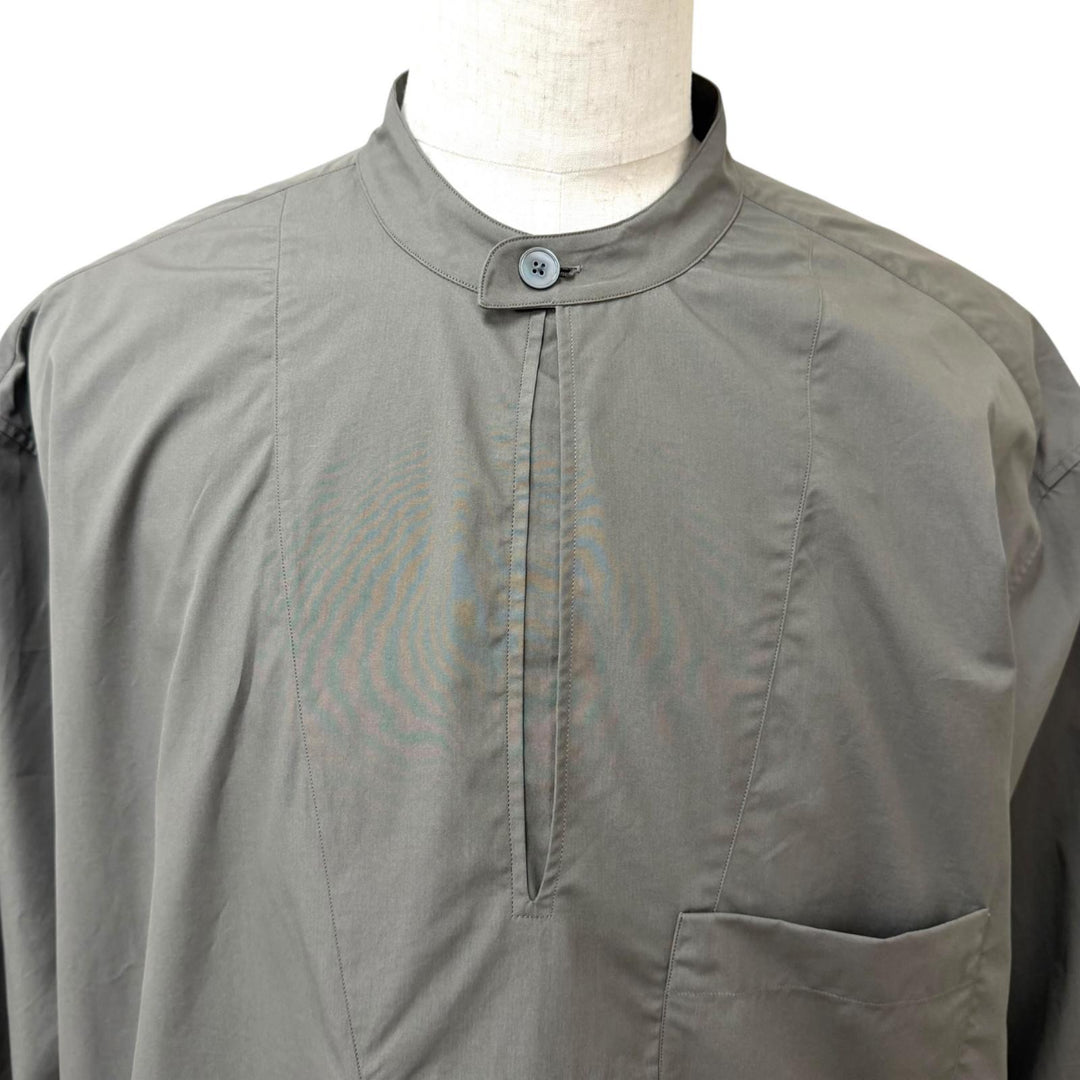 Excellent HERMES Long sleeve shirt Pullover Valu Shirt, Boxy Fit charcoal