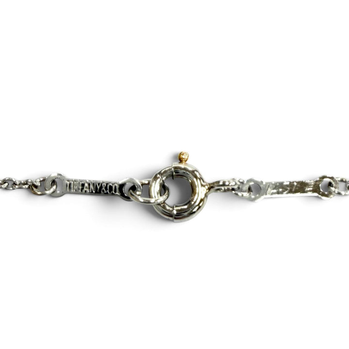 Excellent TIFFANY&Co. bracelet Diamond by the Yard Bracelet Silver PT950 Women