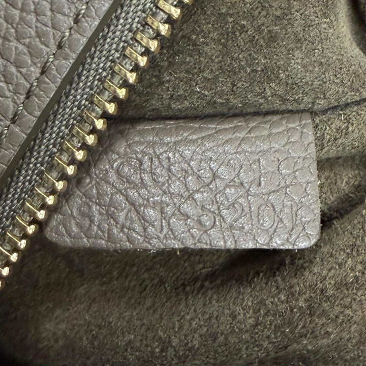 Great CELINE Tote Bag Kava Phantom Small logo leather leather Women 18902