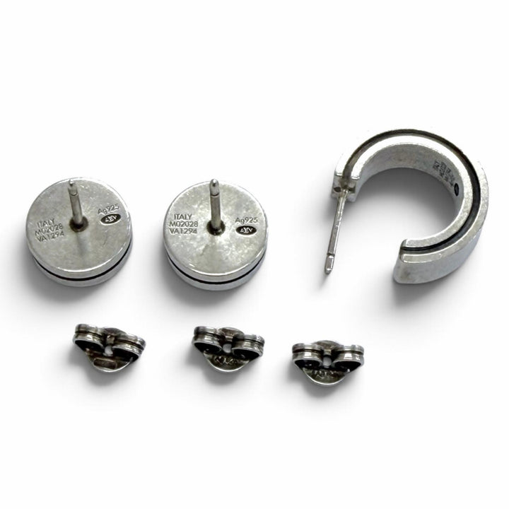 Great LOUIS VUITTON Pierce LV Tailor Three-piece set Silver AG925 mens M02028