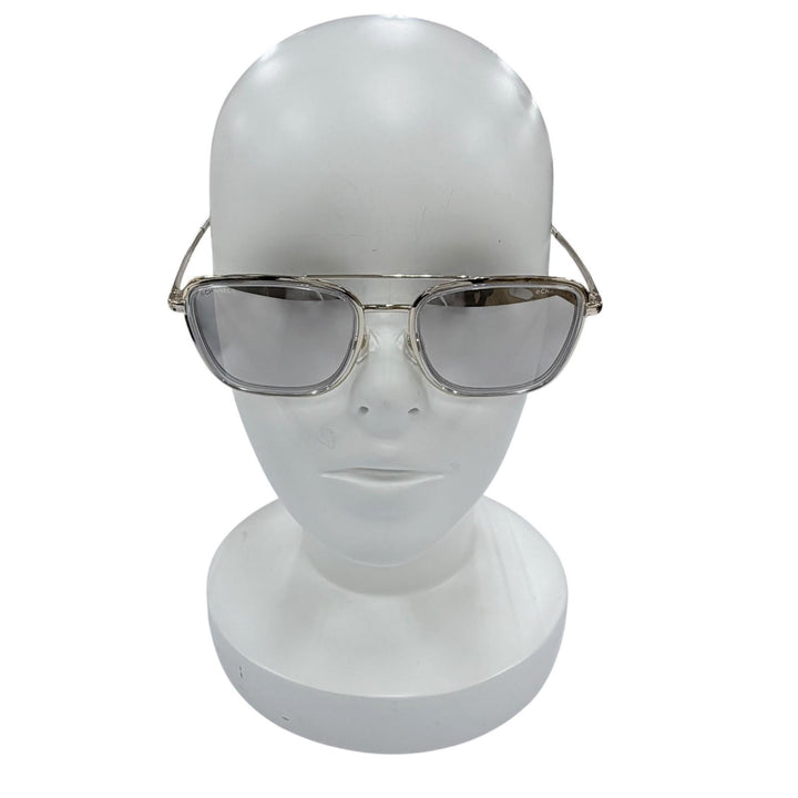 Great CHANEL sunglasses Double-bridge mirrored lens Champagne Gold 4241