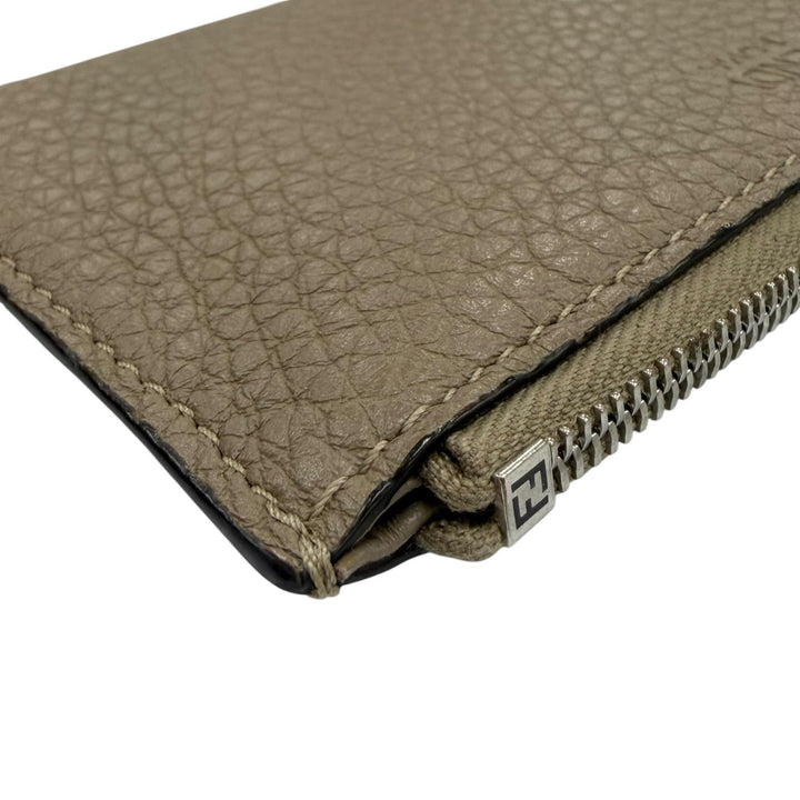 Excellent FENDI Fragment Case Mini Wallet Coin Card Case with Key Ring 8AP161