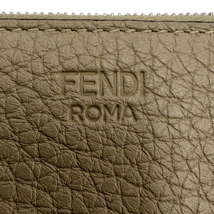 Excellent FENDI Fragment Case Mini Wallet Coin Card Case with Key Ring 8AP161
