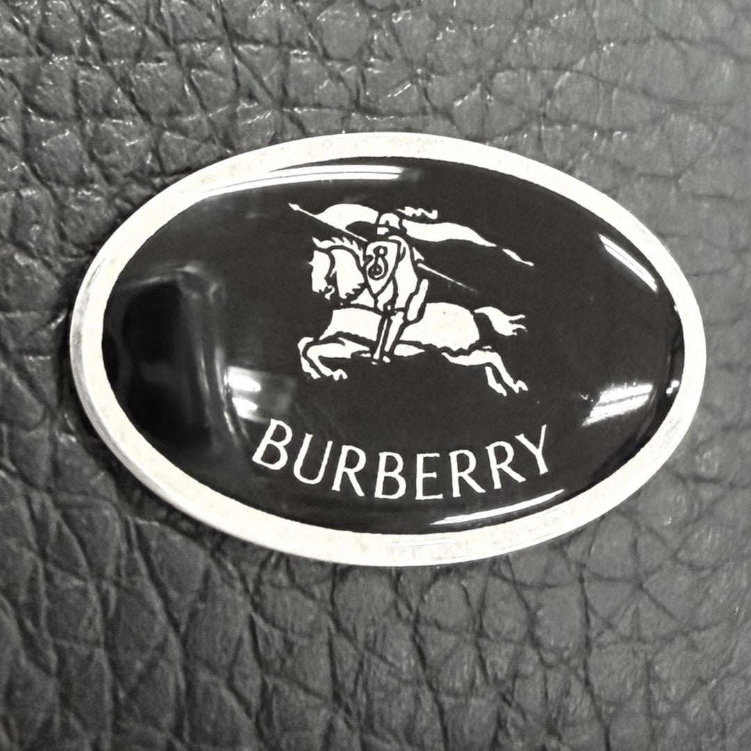 Excellent BURBERRY Bifold Wallet Nightstamp Bifold Coin Wallet Interior