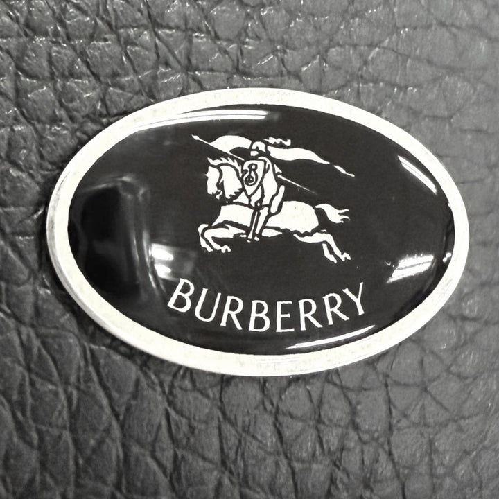 Excellent BURBERRY Bifold Wallet Nightstamp Bifold Coin Wallet Interior