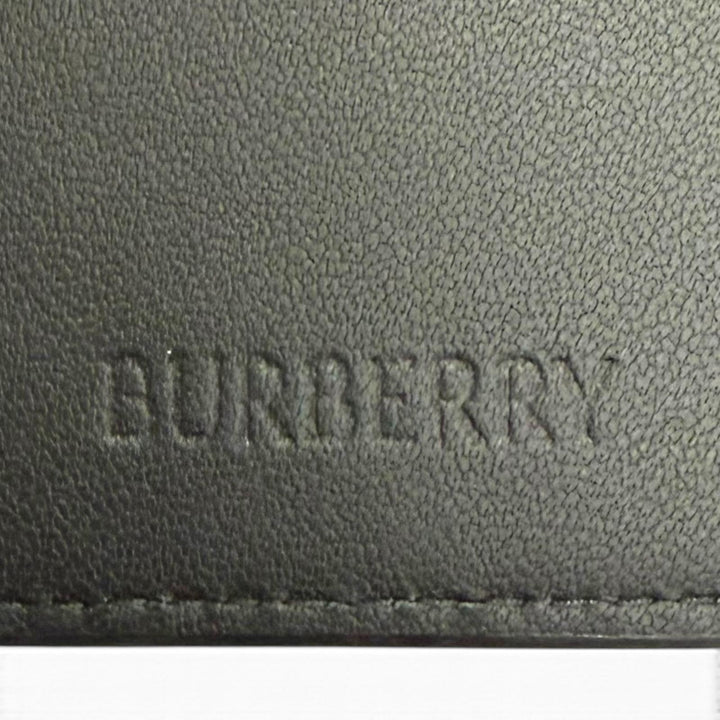 Excellent BURBERRY Bifold Wallet Nightstamp Bifold Coin Wallet Interior