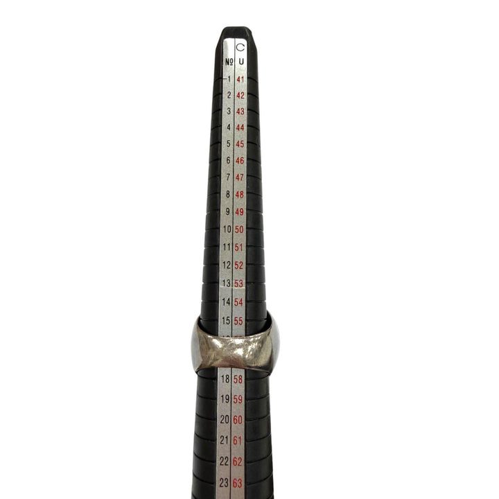 Very Good BOTTEGAVENETA Ring ring polygon Silver AG925 mens