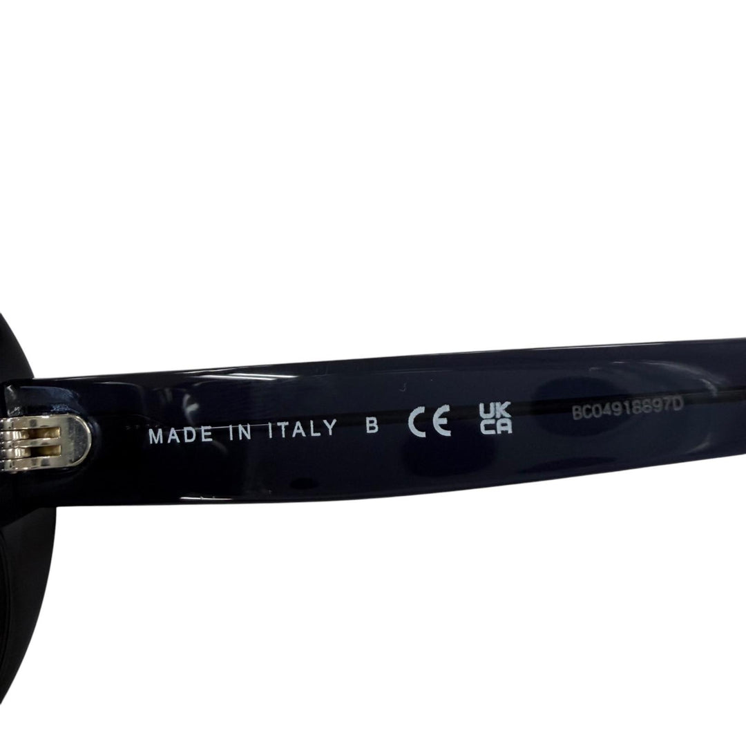 Excellent CHANEL COCO Mark Round Shape Sunglasses with Pearl Chain 5489