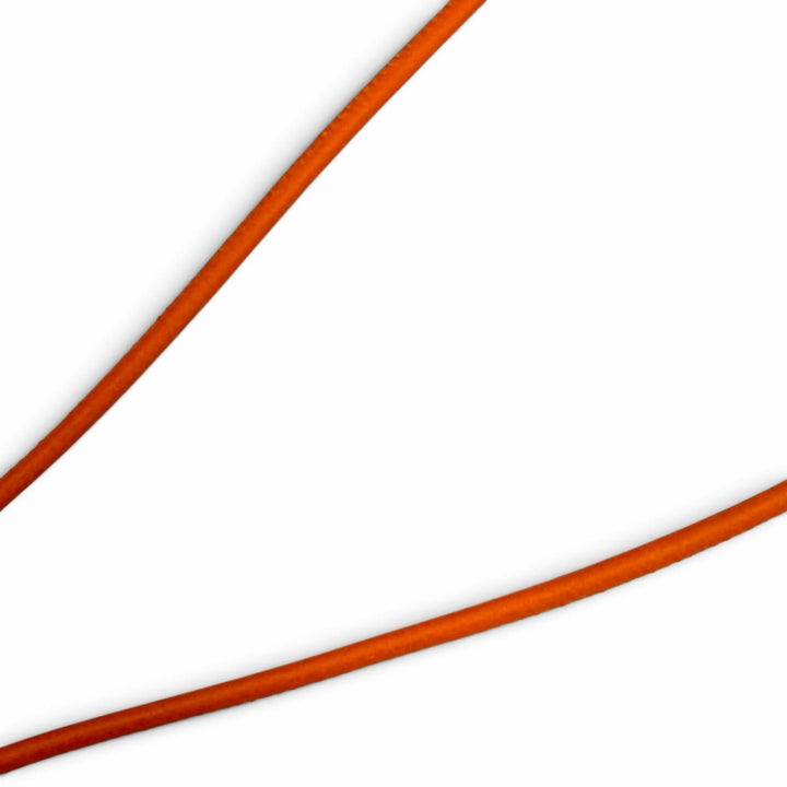 Excellent HERMES Necklace Kelly H Vibration Curiosité Orange Women