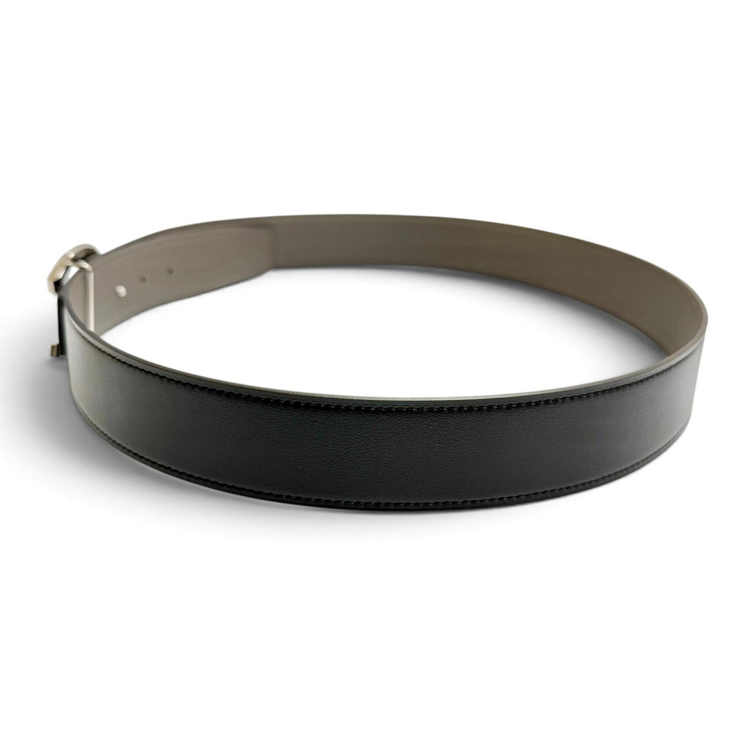 Pristine HERMES belt rack Reversible Leather black Epsom Leather Women