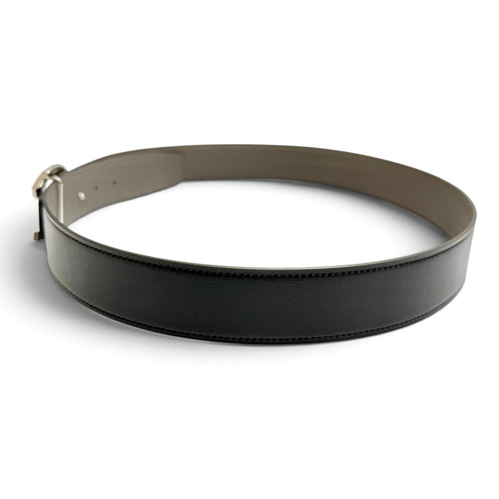 Pristine HERMES belt rack Reversible Leather black Epsom Leather Women