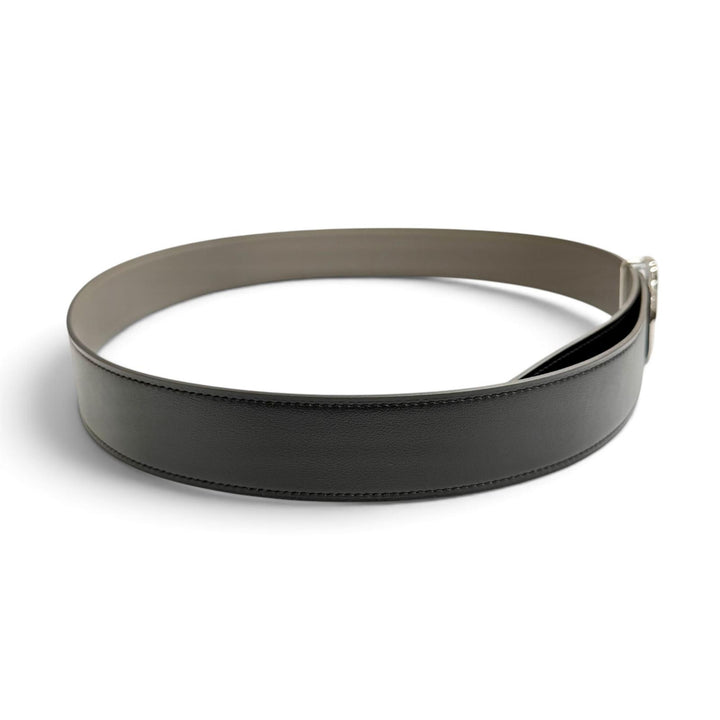 Pristine HERMES belt rack Reversible Leather black Epsom Leather Women