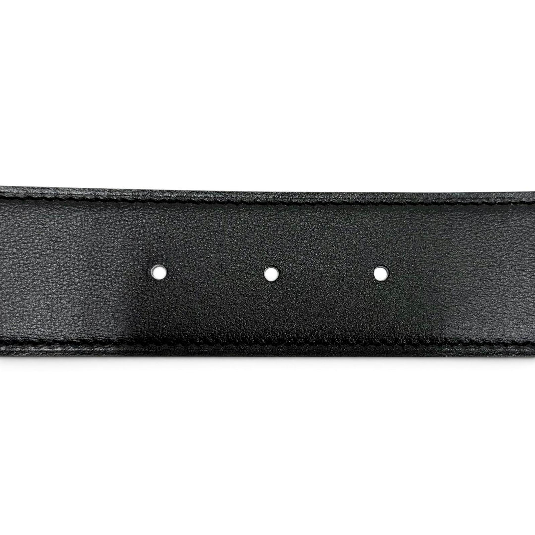 Pristine HERMES belt rack Reversible Leather black Epsom Leather Women