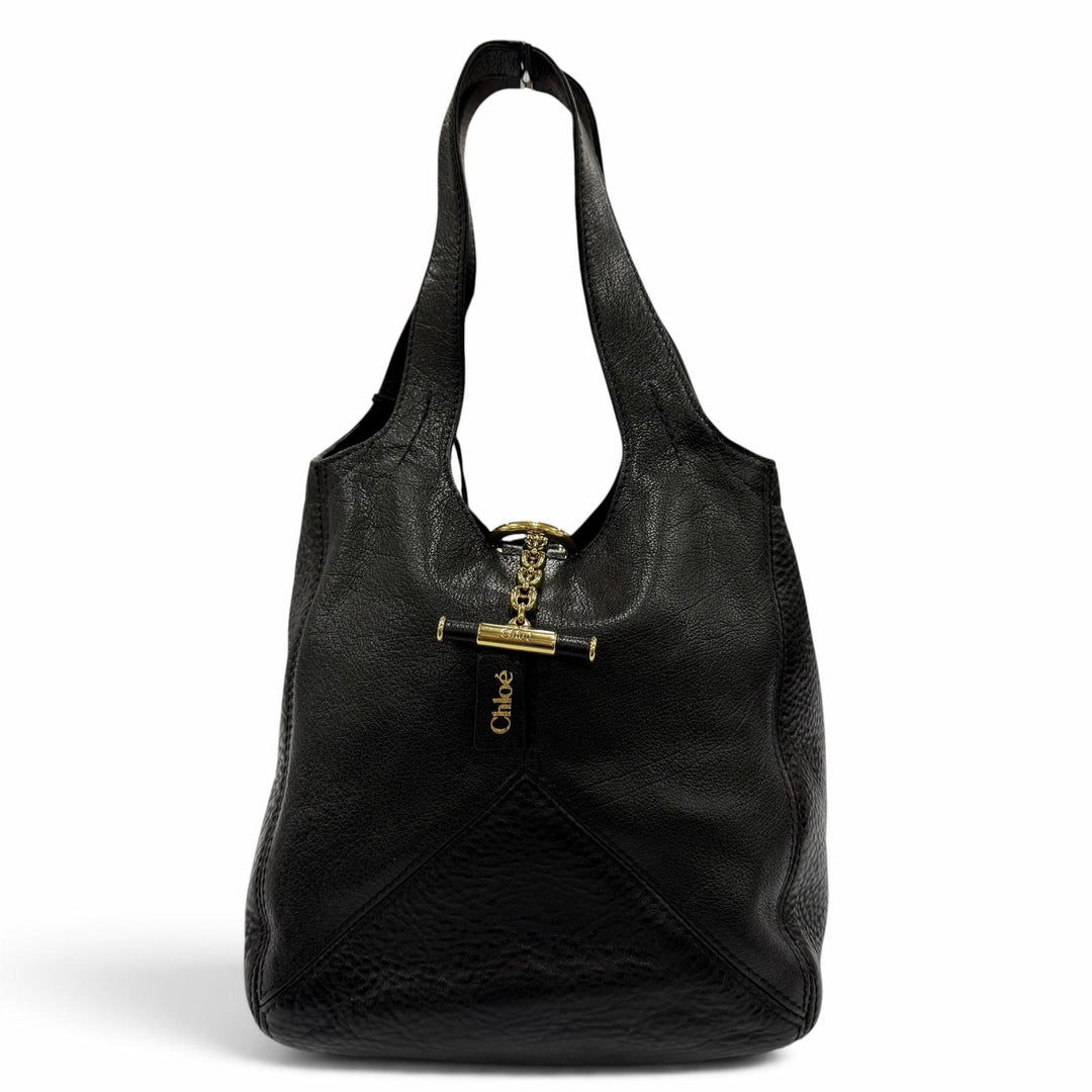 Pristine Chloe Handbag Balloon bag, grain leather black Women CHC25WS644Q15001