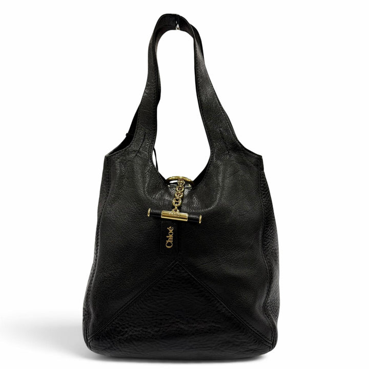 Pristine Chloe Handbag Balloon bag, grain leather black Women CHC25WS644Q15001