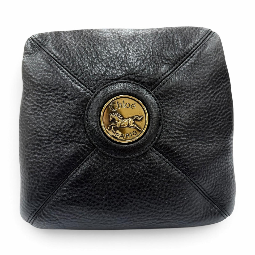 Pristine Chloe Handbag Balloon bag, grain leather black Women CHC25WS644Q15001