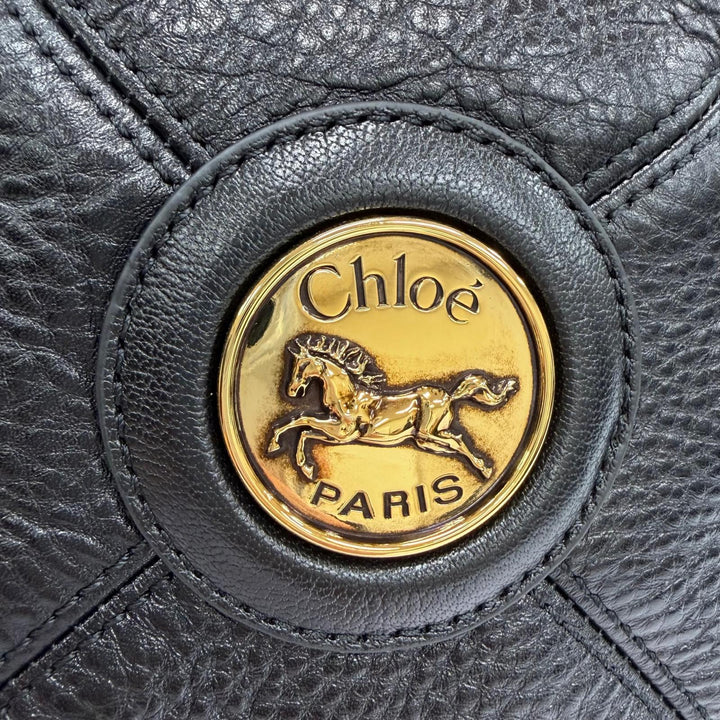 Pristine Chloe Handbag Balloon bag, grain leather black Women CHC25WS644Q15001