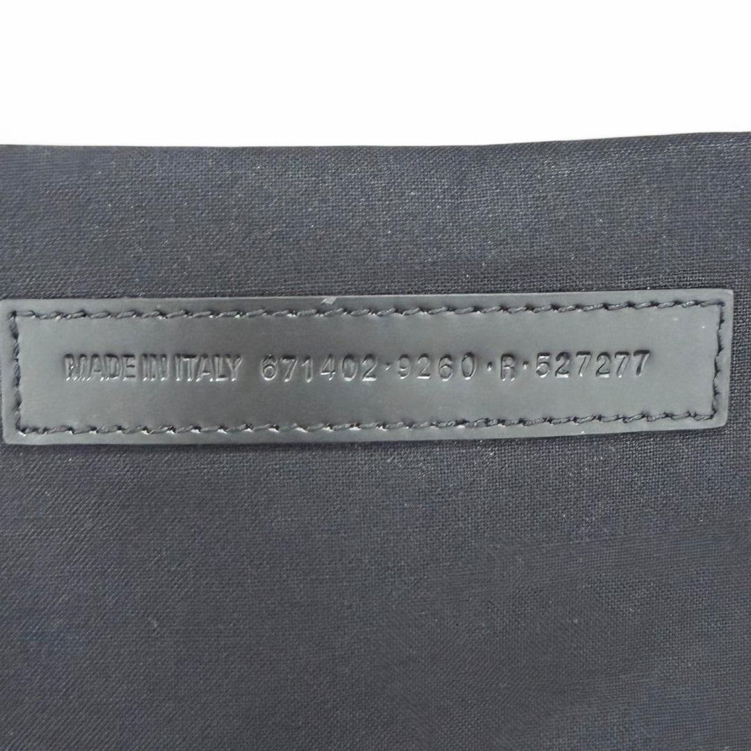 Excellent BALENCIAGA Handbag Hardware, leather accents, canvas, 2-way bag 671402
