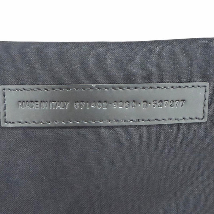 Excellent BALENCIAGA Handbag Hardware, leather accents, canvas, 2-way bag 671402