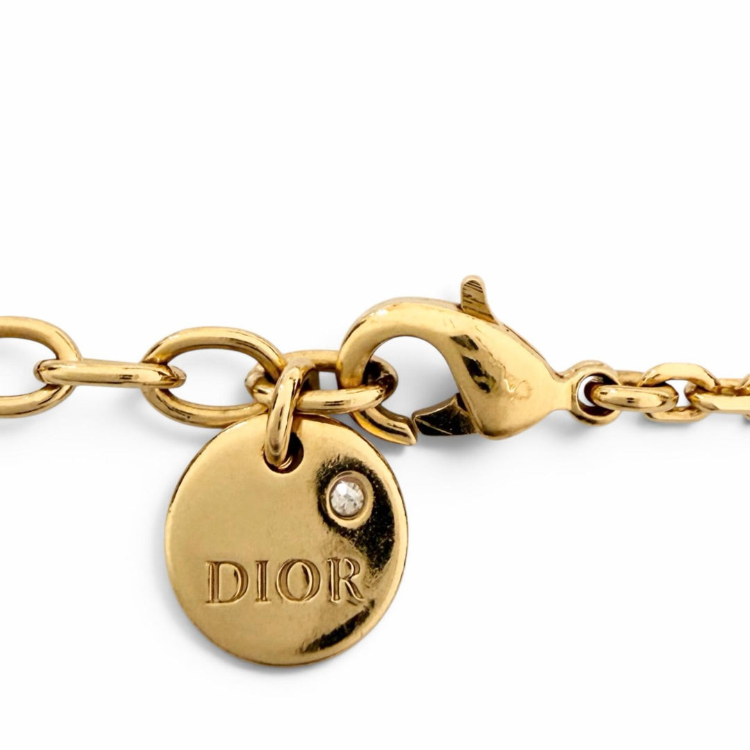 Great DIOR bracelet Petit CD CD Signature Chain gold metal Women