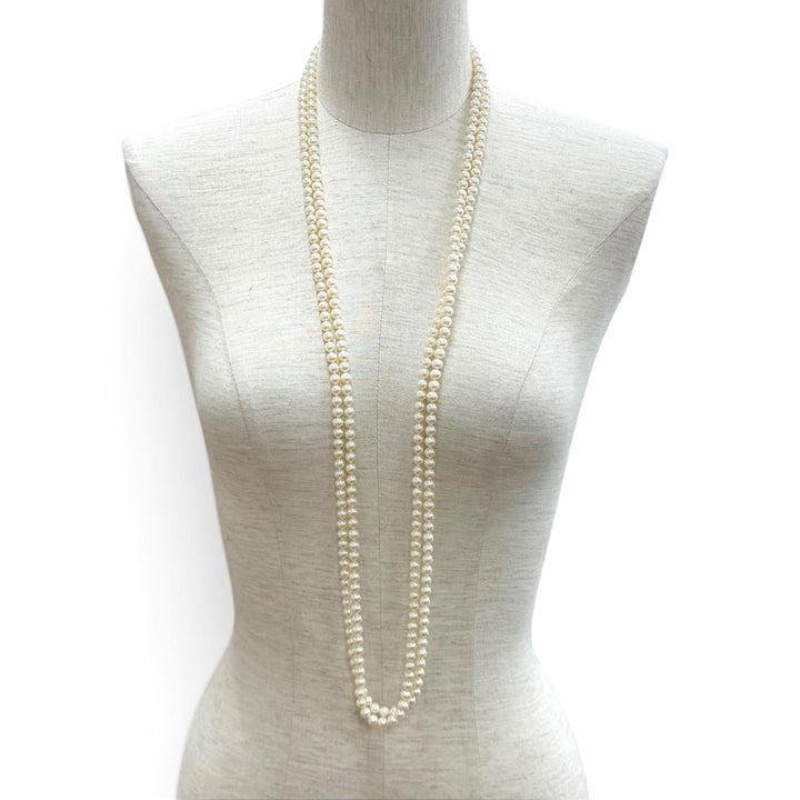 Excellent TIFFANY&Co. Necklace White system Freshwater pearl Women