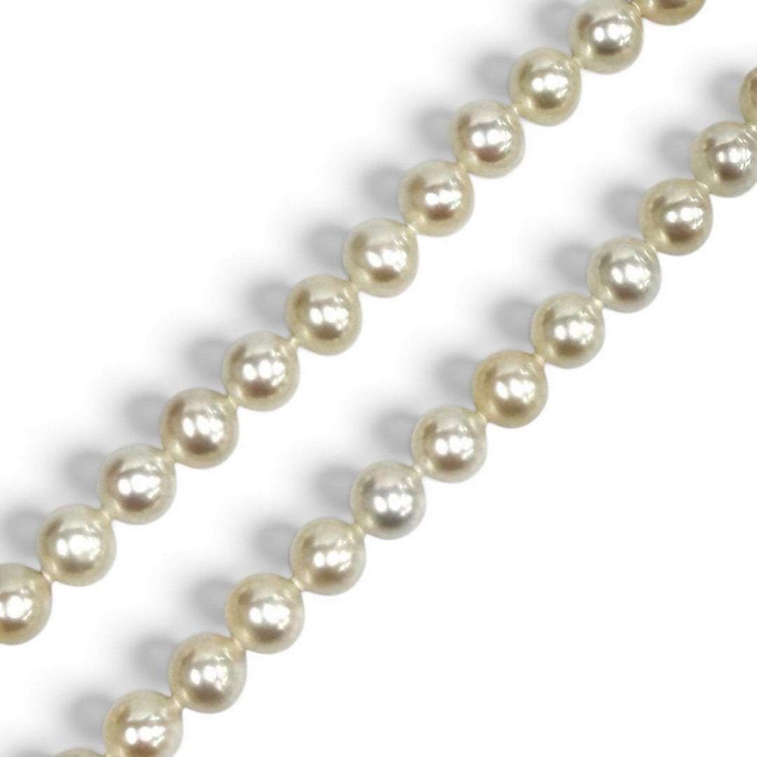 Excellent TIFFANY&Co. Necklace White system Freshwater pearl Women