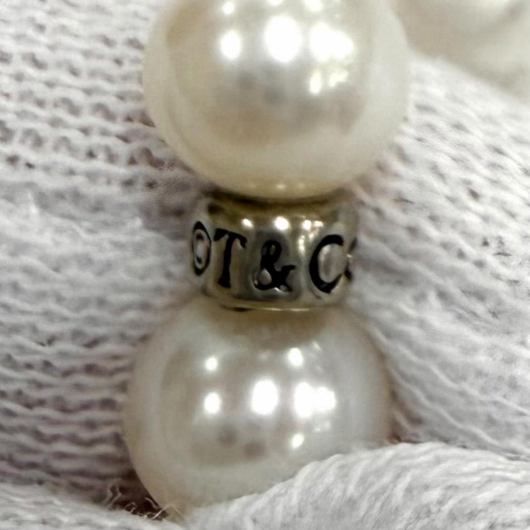 Excellent TIFFANY&Co. Necklace White system Freshwater pearl Women