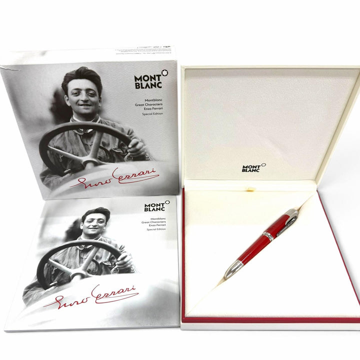 Excellent MONTBLANC Ballpoint pen Great Characters Enzo Ferrari Special Edition