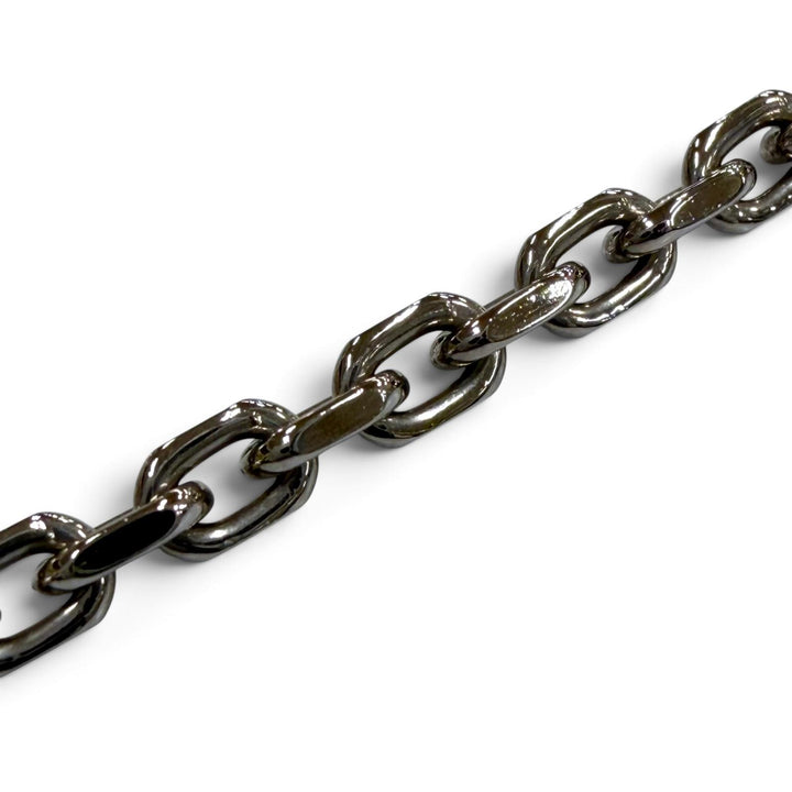 Excellent LOUIS VUITTON Necklace Chain LV Yours Silver mens M02739