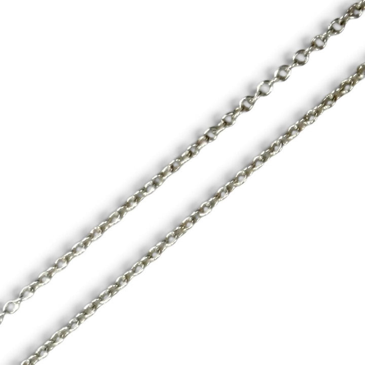 Great TIFFANY&Co. Necklace Diamonds by the Yard Single Diamond Pendant 925