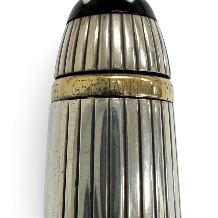 Great MONTBLANC Ballpoint pen Meisterstück Solitaire Due Sterling Silver