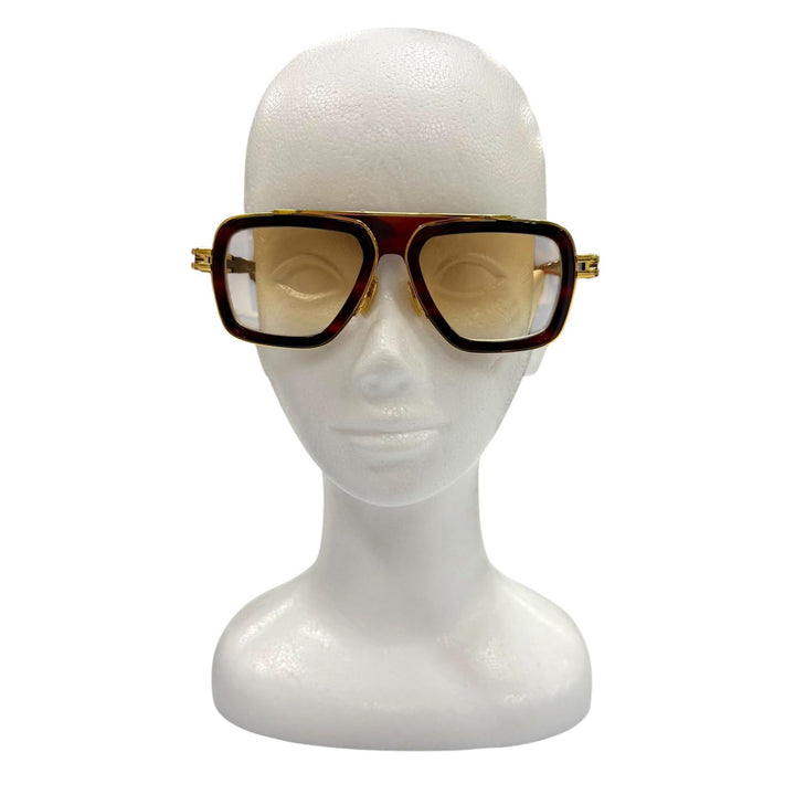 Excellent DITA sunglasses LXN-EVO Two-Bridge Eyewear gold mens DTS403