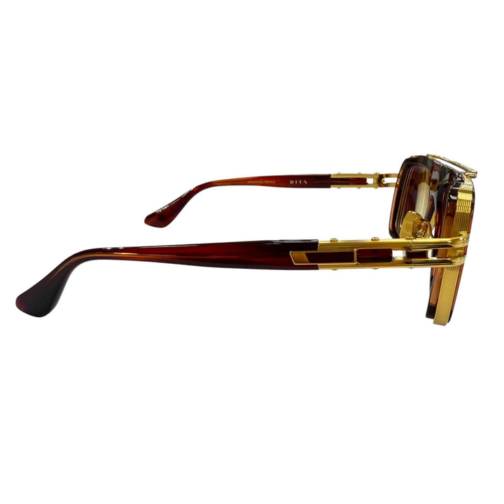Excellent DITA sunglasses LXN-EVO Two-Bridge Eyewear gold mens DTS403