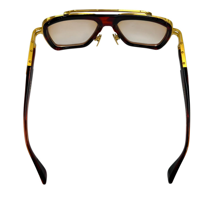 Excellent DITA sunglasses LXN-EVO Two-Bridge Eyewear gold mens DTS403