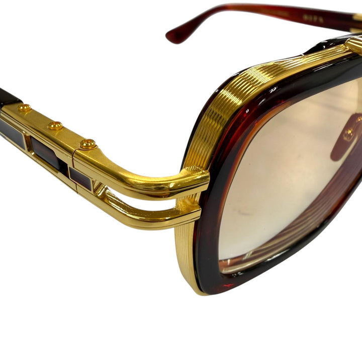 Excellent DITA sunglasses LXN-EVO Two-Bridge Eyewear gold mens DTS403