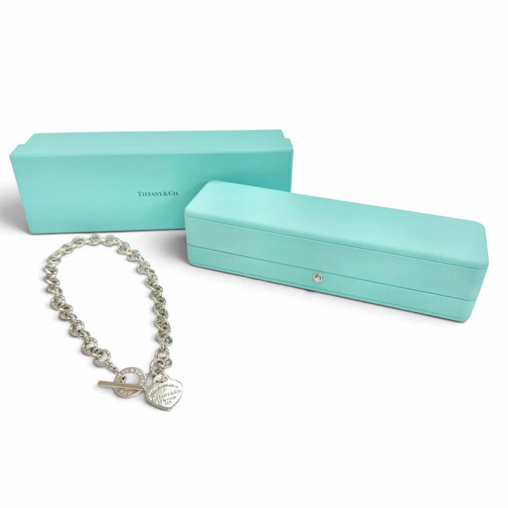 Great TIFFANY&Co. Necklace Heart Tag Necklace Purchased in October 2023 925