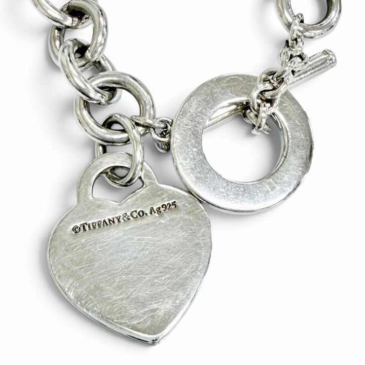 Great TIFFANY&Co. Necklace Heart Tag Necklace Purchased in October 2023 925