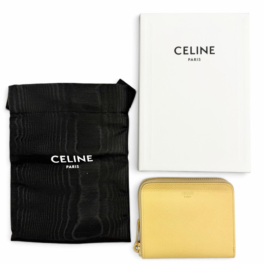 Pristine CELINE Other miscellaneous goods small zip wallet Compact 10N993FVO