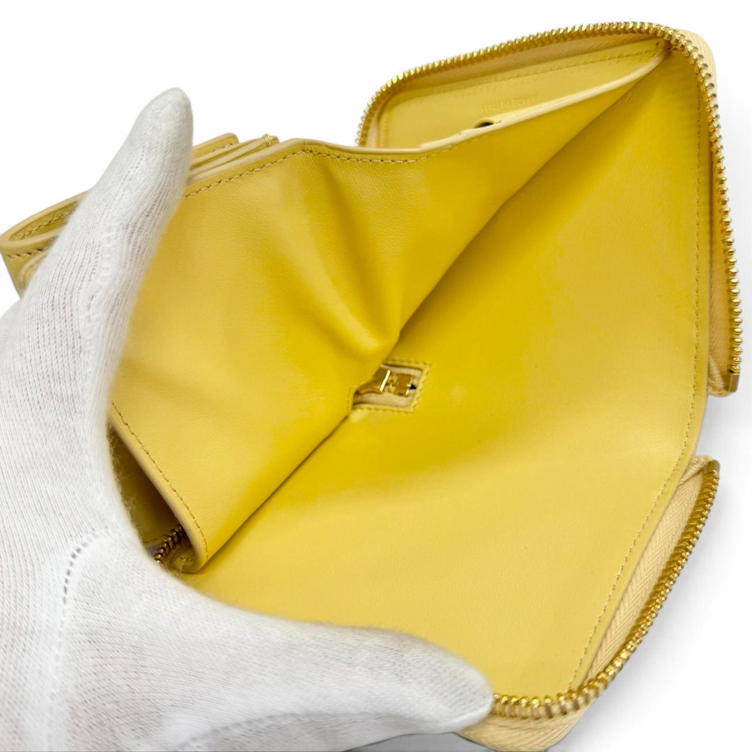 Pristine CELINE Other miscellaneous goods small zip wallet Compact 10N993FVO