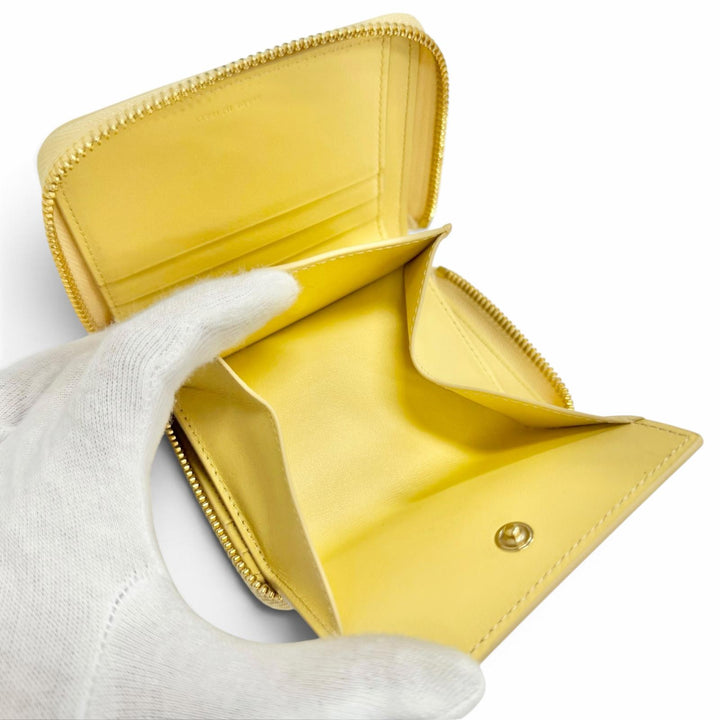 Pristine CELINE Other miscellaneous goods small zip wallet Compact 10N993FVO
