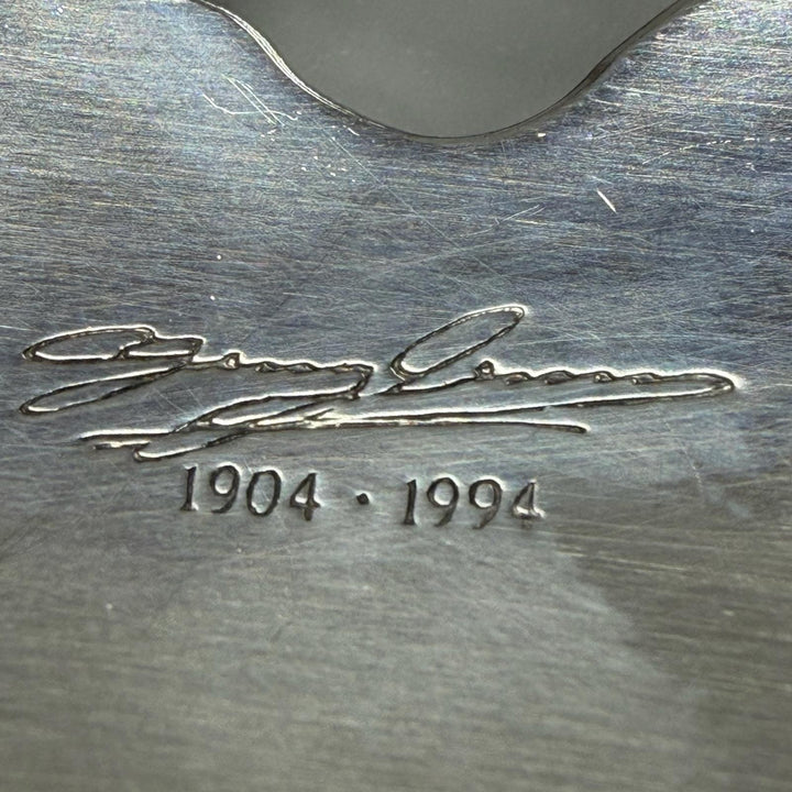 Great Georg Jensen Brooch 42 Rare 90th Anniversary Item Silver 925 Women