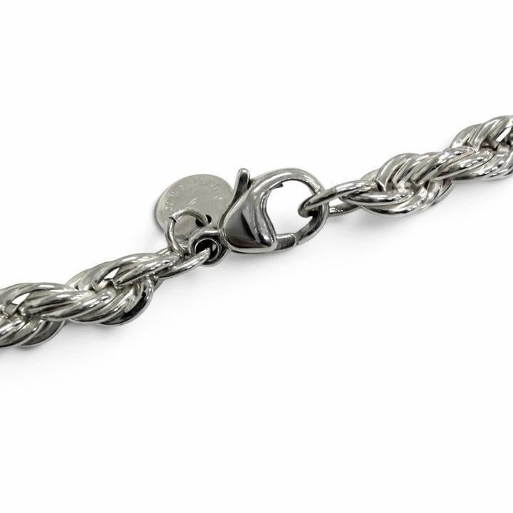 Excellent TIFFANY&Co. Necklace Twist Chain Silver SV925 mens