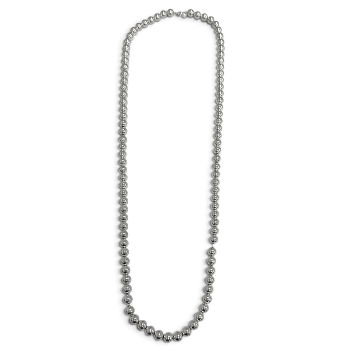 Excellent TIFFANY&Co. Hardware Long Ball Necklace Silver SV925